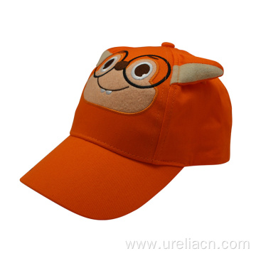 Funny children cap with decoration